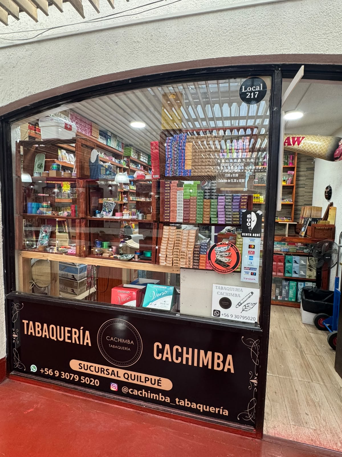 Fachada Tabaquería Cachimba Quilpué